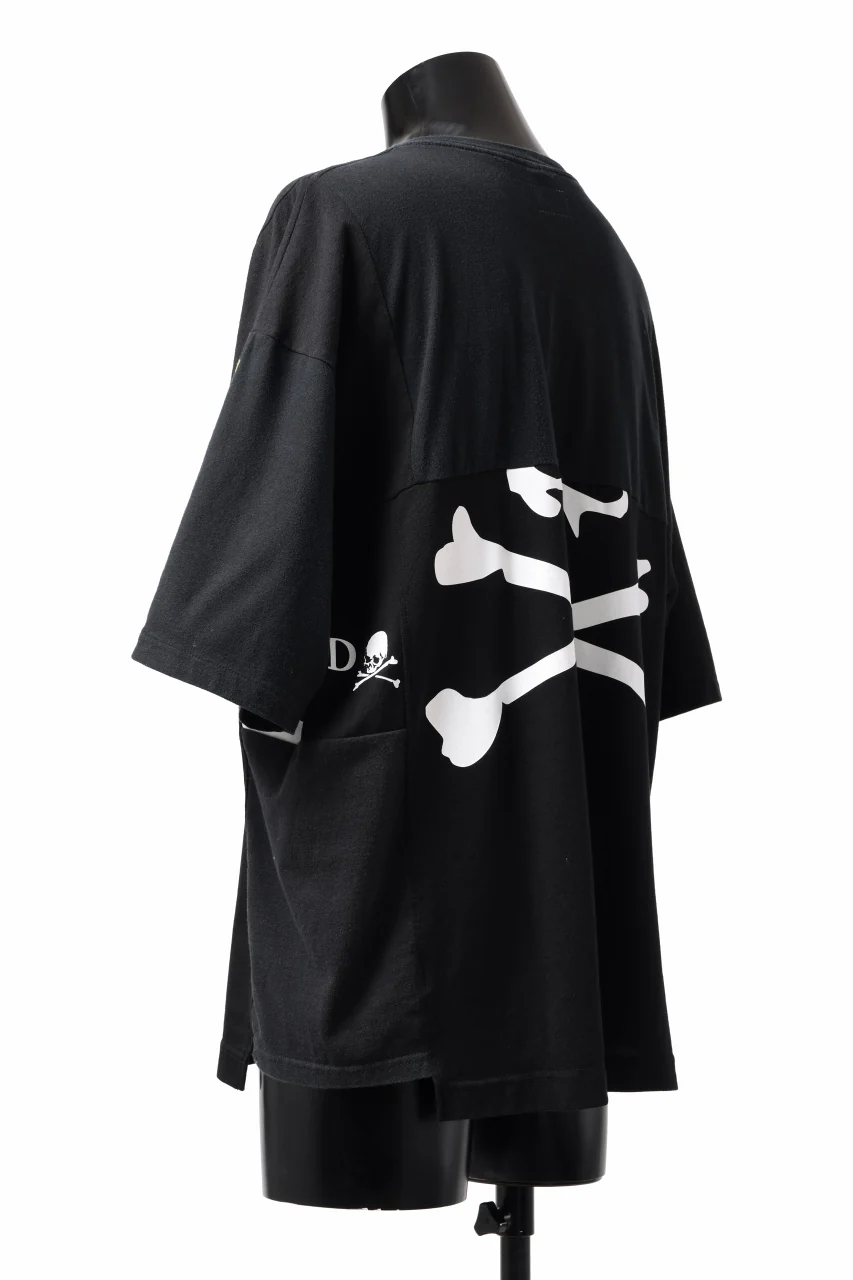 mastermind JAPAN x CHANGES exclusive ReBUILD T-SHIRT / REGULARFIT (BLACK #C) - Image 8