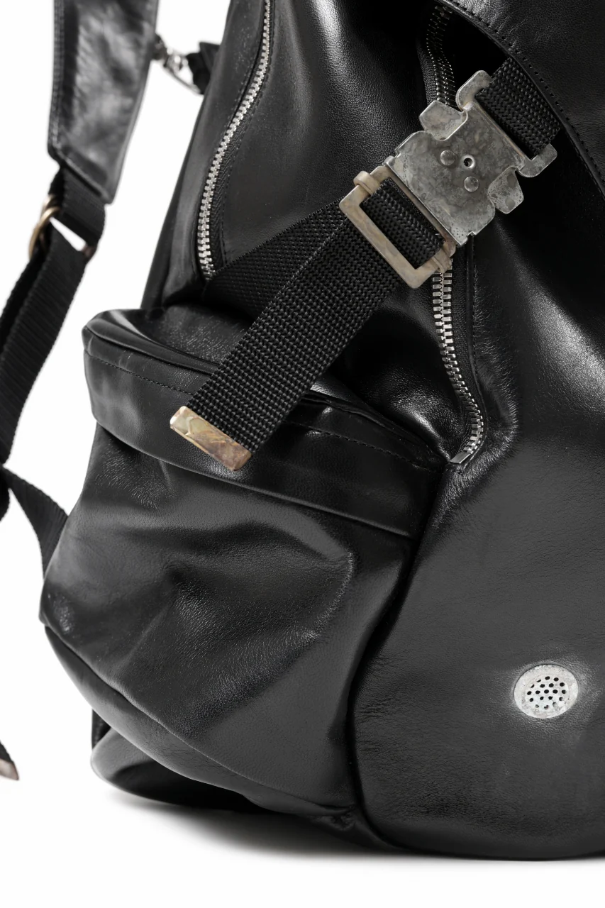 ierib Addiction Rucksack / Smooth Horse Leather (BLACK) - Image 12