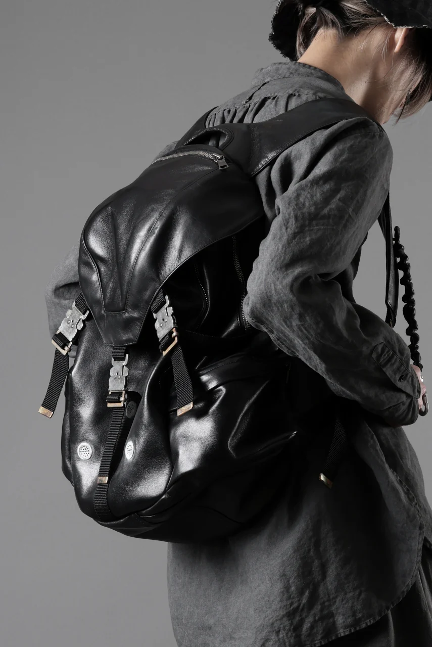 ierib Addiction Rucksack / Smooth Horse Leather (BLACK) - Image 19