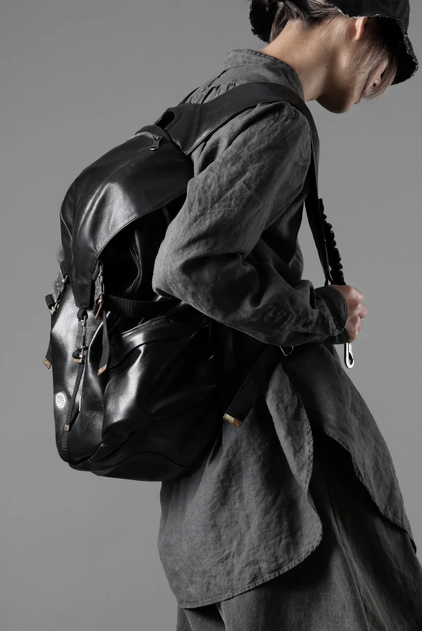 ierib Addiction Rucksack / Smooth Horse Leather (BLACK) - Image 21