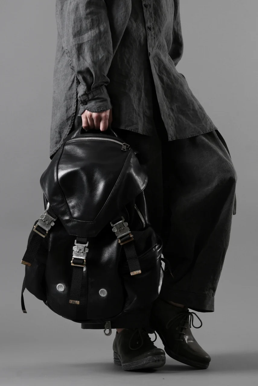 ierib Addiction Rucksack / Smooth Horse Leather (BLACK) - Image 25