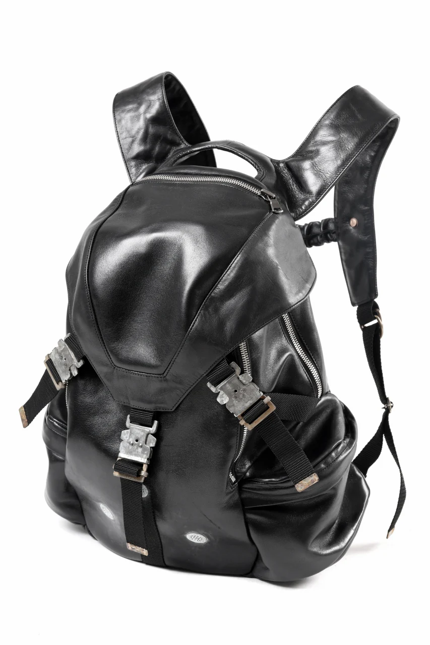 ierib Addiction Rucksack / Smooth Horse Leather (BLACK) - Image 5