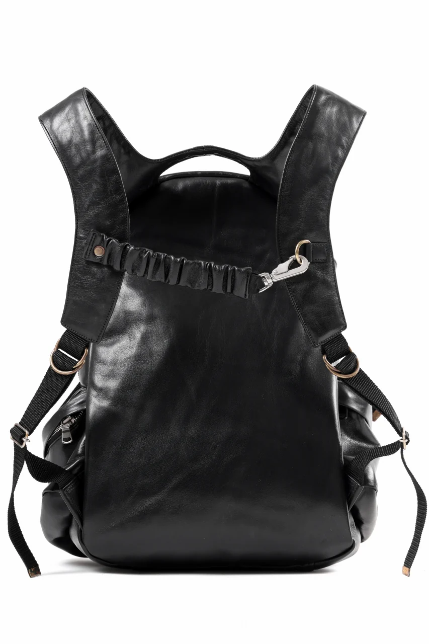 ierib Addiction Rucksack / Smooth Horse Leather (BLACK) - Image 8
