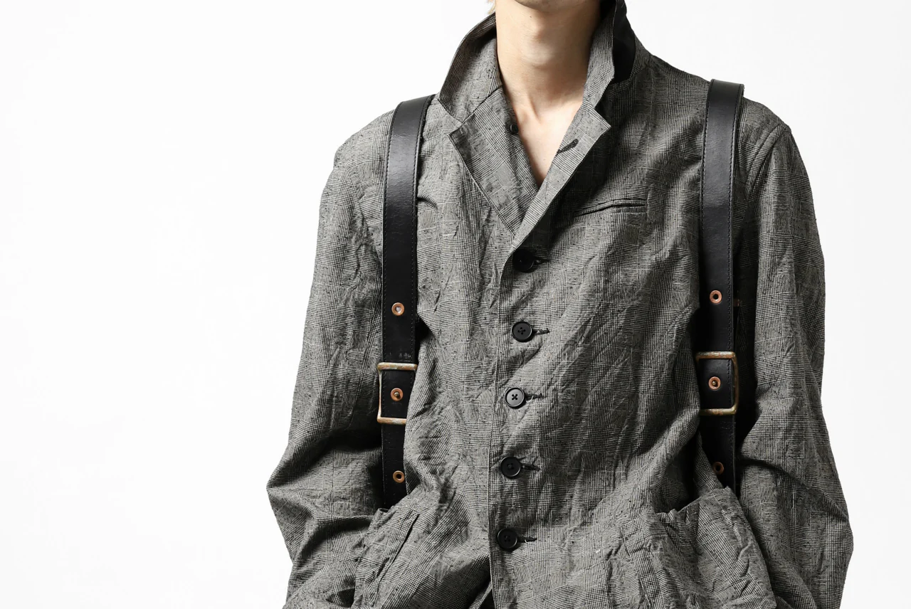 ierib BARK 2WAY HAND RUCKSACK / DYNEEMA Leather (BLACK) - Image 39