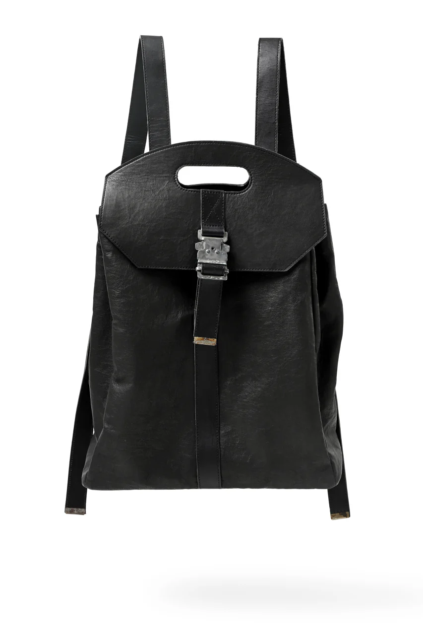 ierib BARK 2WAY HAND RUCKSACK / DYNEEMA Leather (BLACK) - Image 5
