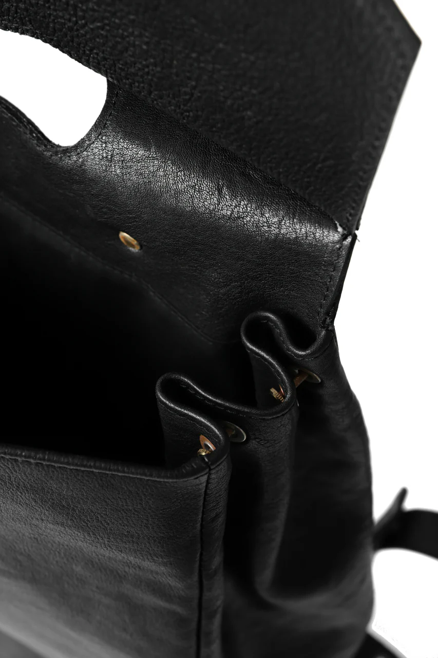 ierib BARK 2WAY HAND RUCKSACK / FVT Oiled Horse (BLACK) - Image 30