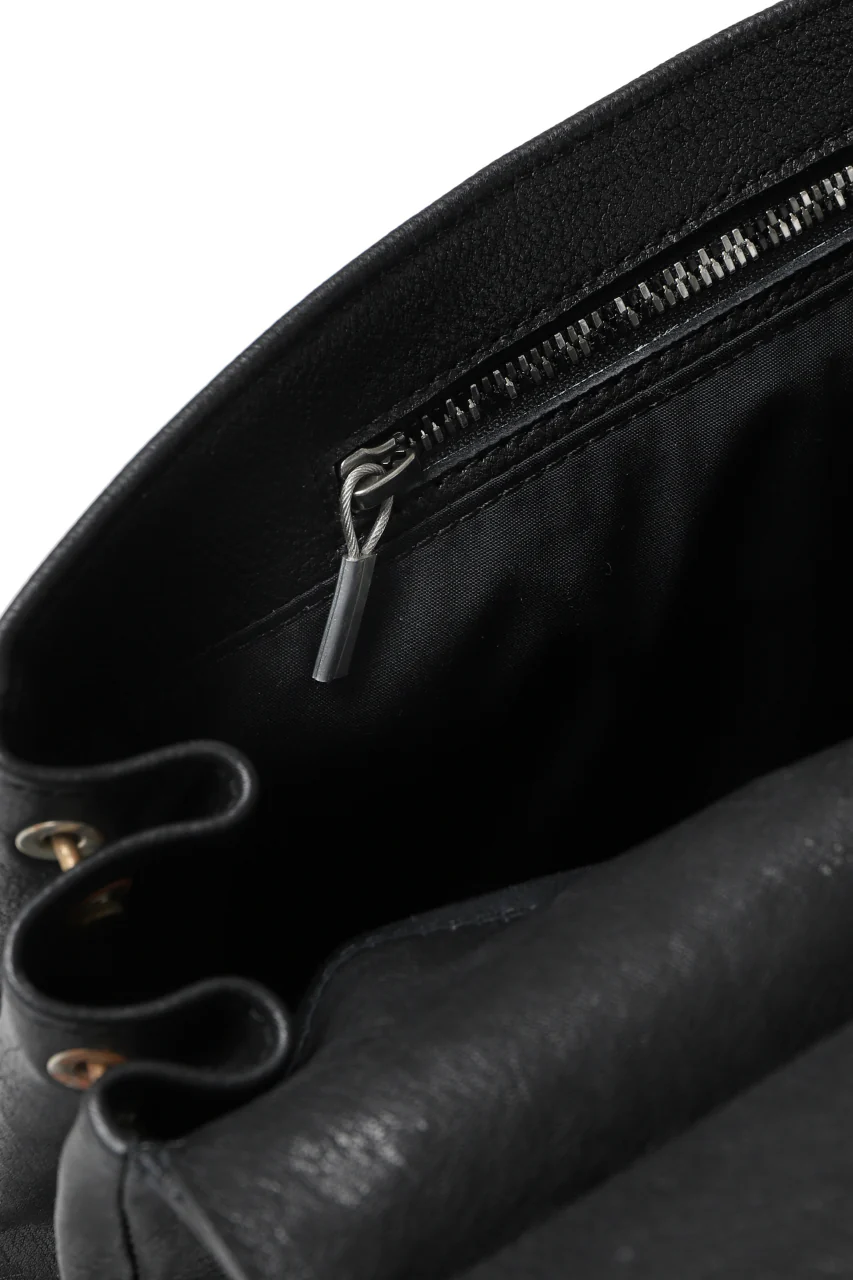 ierib BARK 2WAY HAND RUCKSACK / FVT Oiled Horse (BLACK) - Image 33