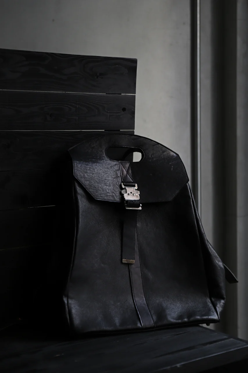 ierib BARK 2WAY HAND RUCKSACK / FVT Oiled Horse (BLACK) - Image 36