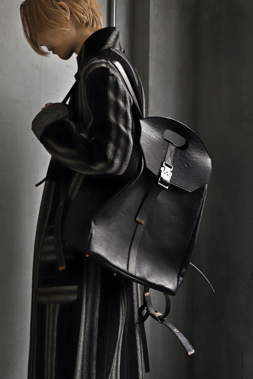 ierib BARK 2WAY HAND RUCKSACK / FVT Oiled Horse (BLACK) - Image 41