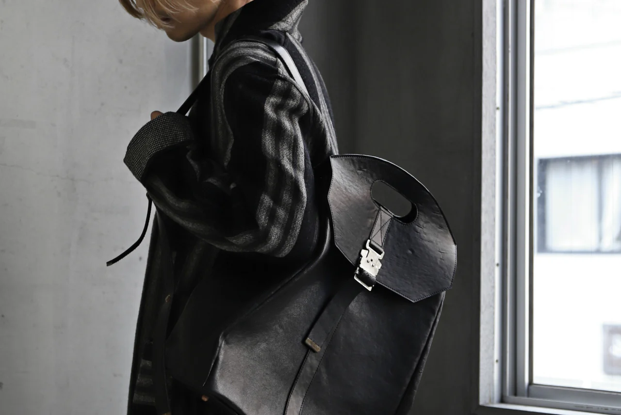 ierib BARK 2WAY HAND RUCKSACK / FVT Oiled Horse (BLACK) - Image 51
