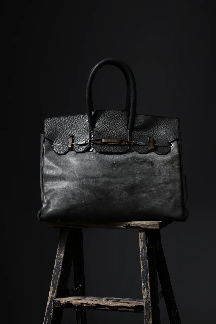 ierib Bark Bag #35 / Smith Leather (BLACK) - Image 14