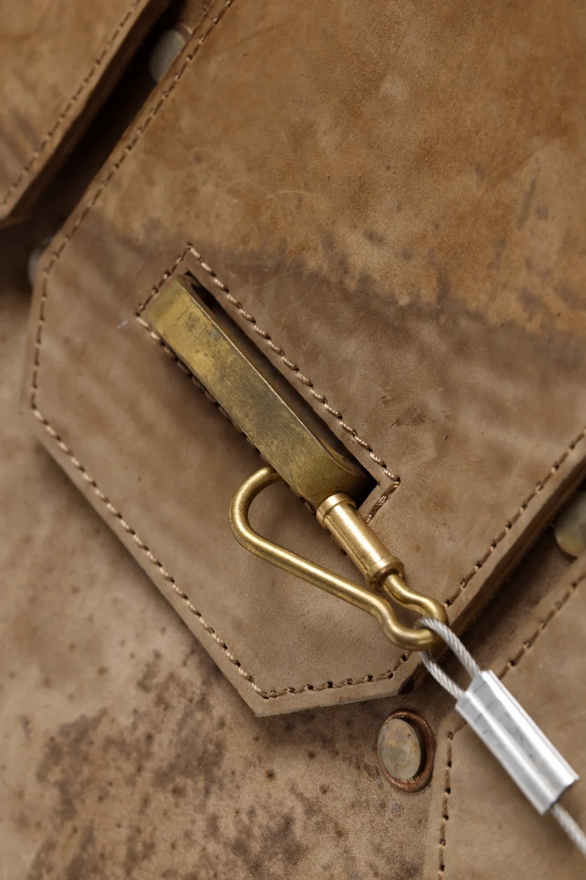 ierib exclusive Bark Bag #40 / Marble Cordovan (BROWN) - Image 24