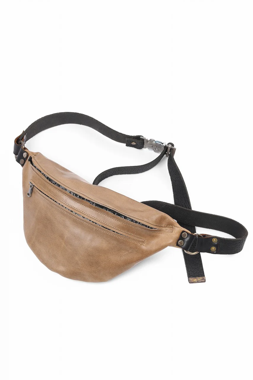 ierib Body Bag WB2 / Italian Cow Leather (SKIN BEIGE) - Image 2