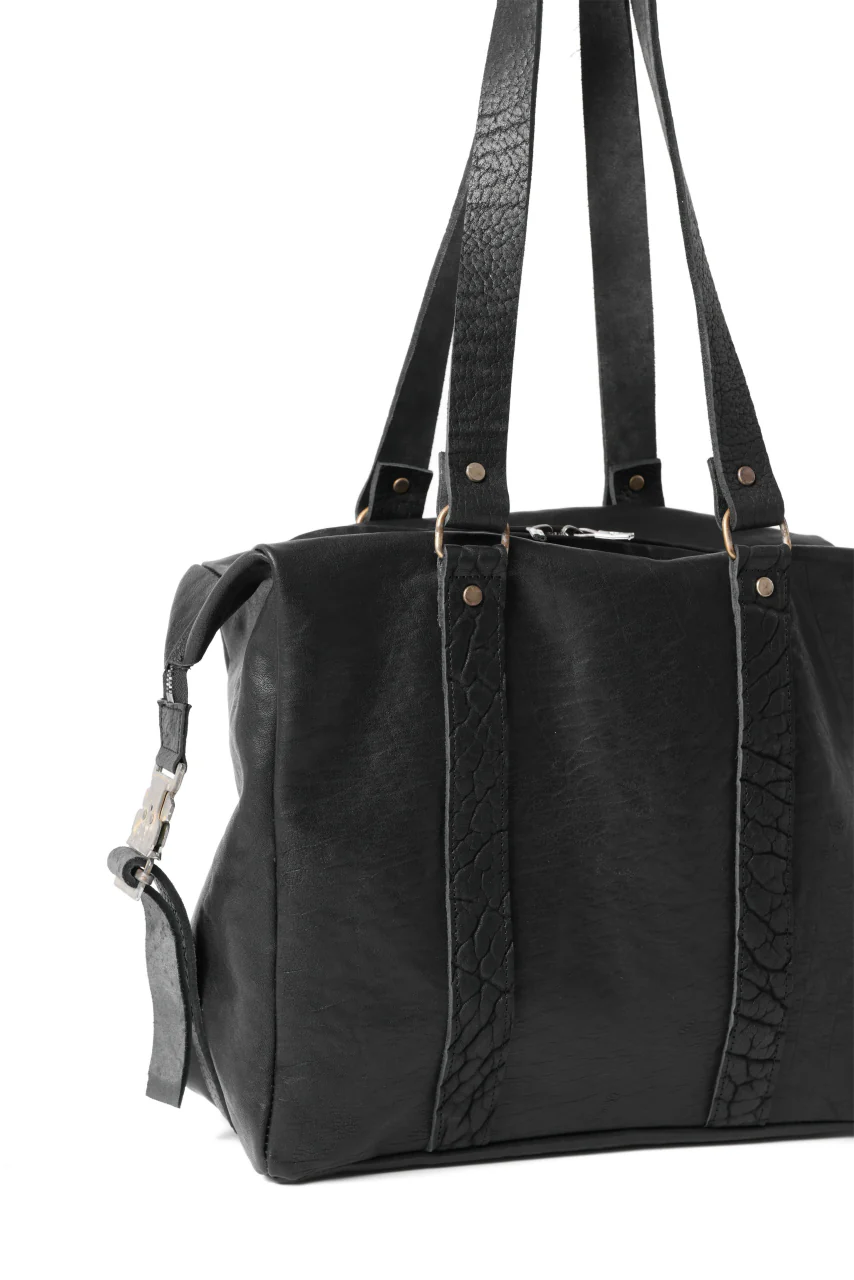 ierib Buckle Dr-Bag / FVT Oiled Horse (BLACK) - Image 11