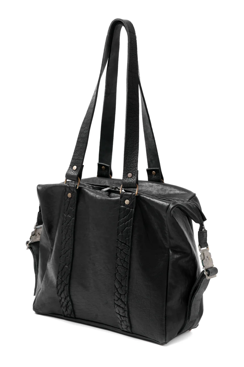 ierib Buckle Dr-Bag / FVT Oiled Horse (BLACK) - Image 2