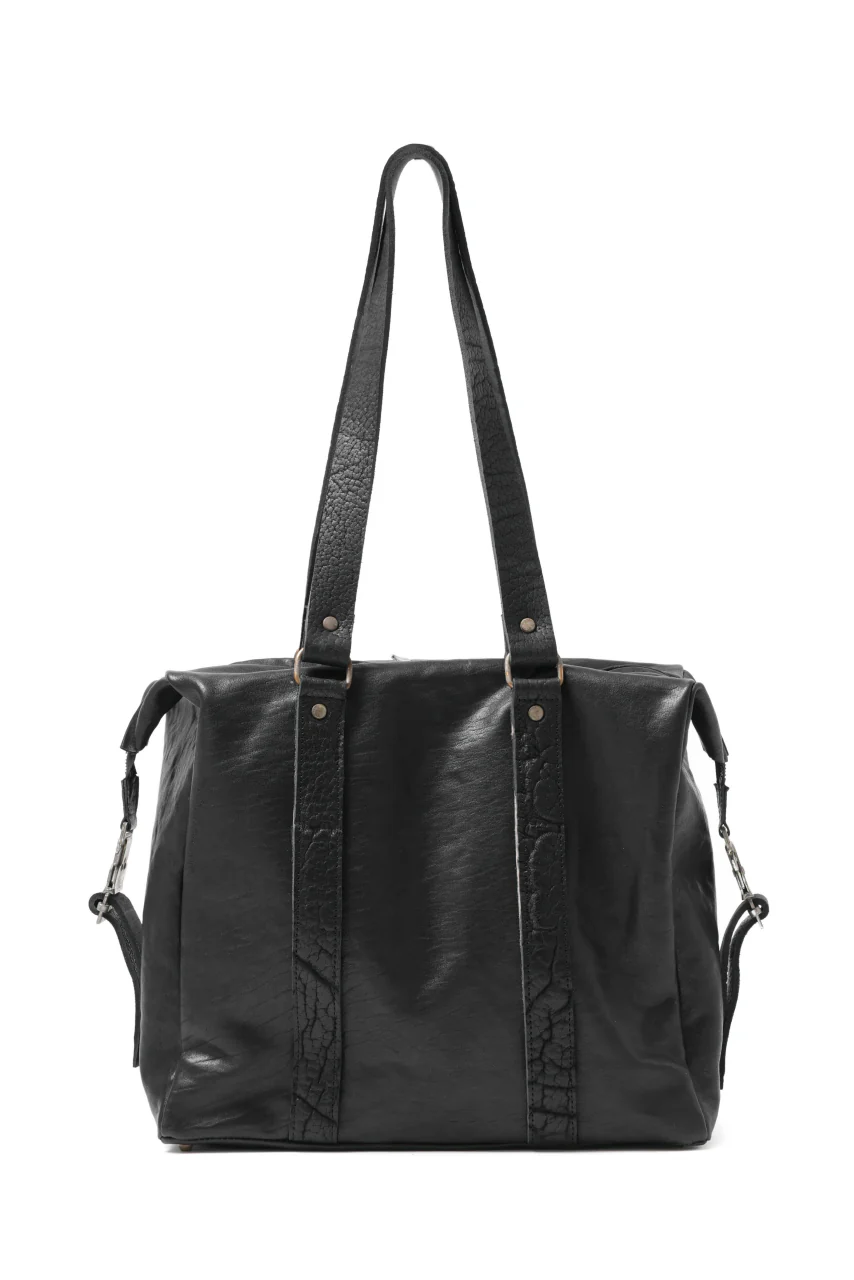 ierib Buckle Dr-Bag / FVT Oiled Horse (BLACK) - Image 3