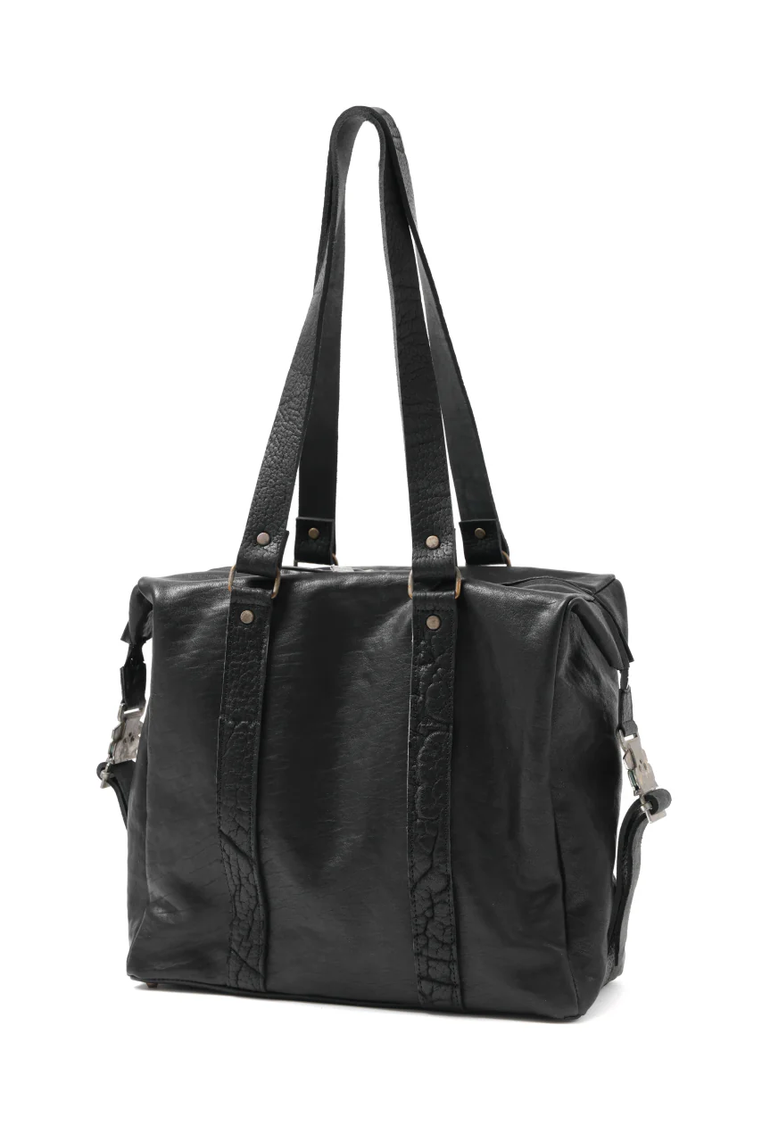 ierib Buckle Dr-Bag / FVT Oiled Horse (BLACK) - Image 7