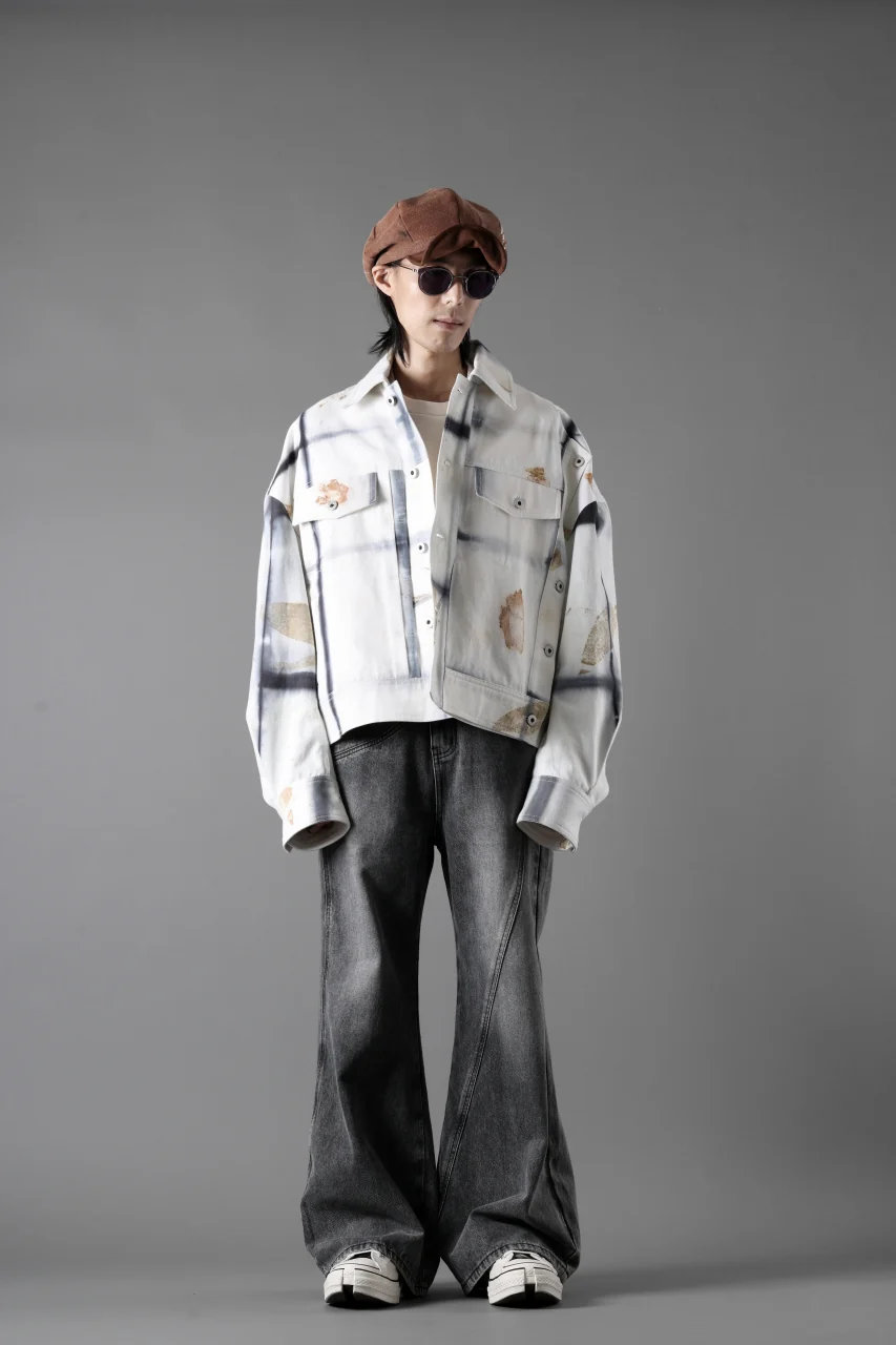 ierib Casquette Cap / Vintage SAKABUKURO x Lamb Suede Leather (BROWN #B) - Image 22