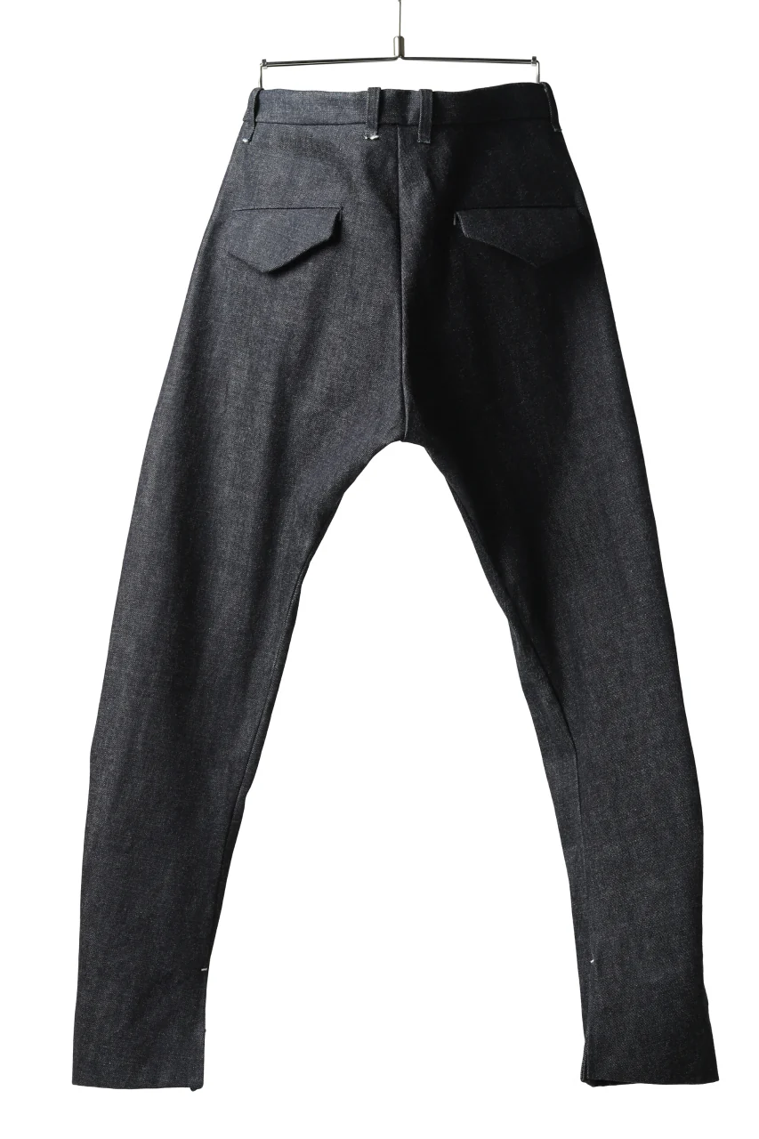 ierib CURVED TROUSERS / 19oz JAPANESE SELVEDGE DENIM (INDIGO) - Image 10