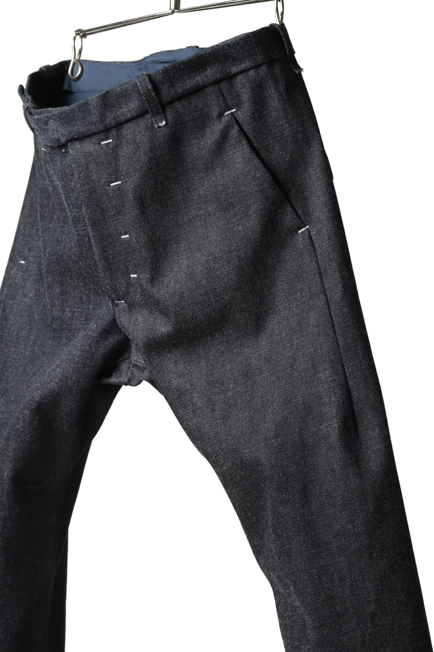 ierib CURVED TROUSERS / 19oz JAPANESE SELVEDGE DENIM (INDIGO) - Image 17