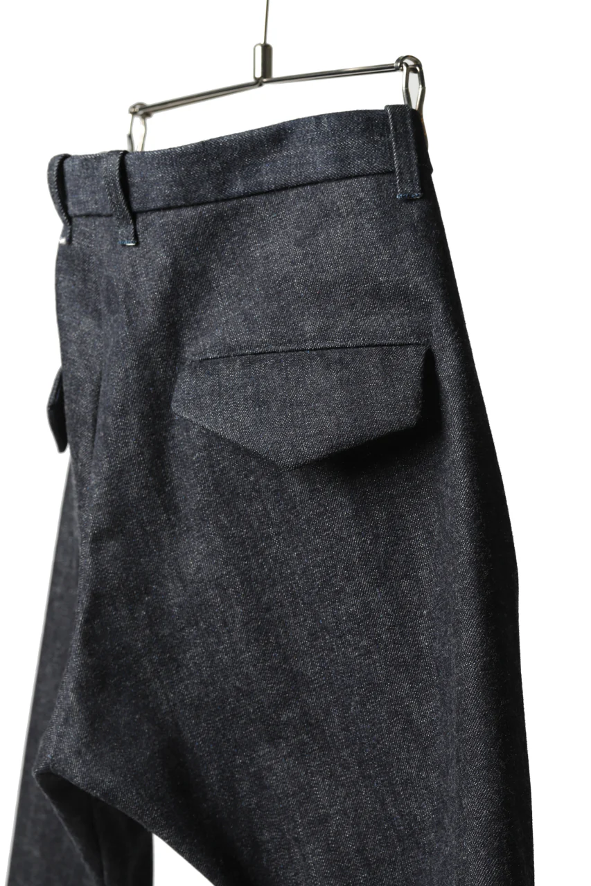 ierib CURVED TROUSERS / 19oz JAPANESE SELVEDGE DENIM (INDIGO) - Image 23