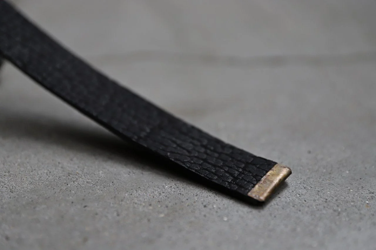 ierib detachable buckle belt / one piece rough bull (BLACK) - Image 61