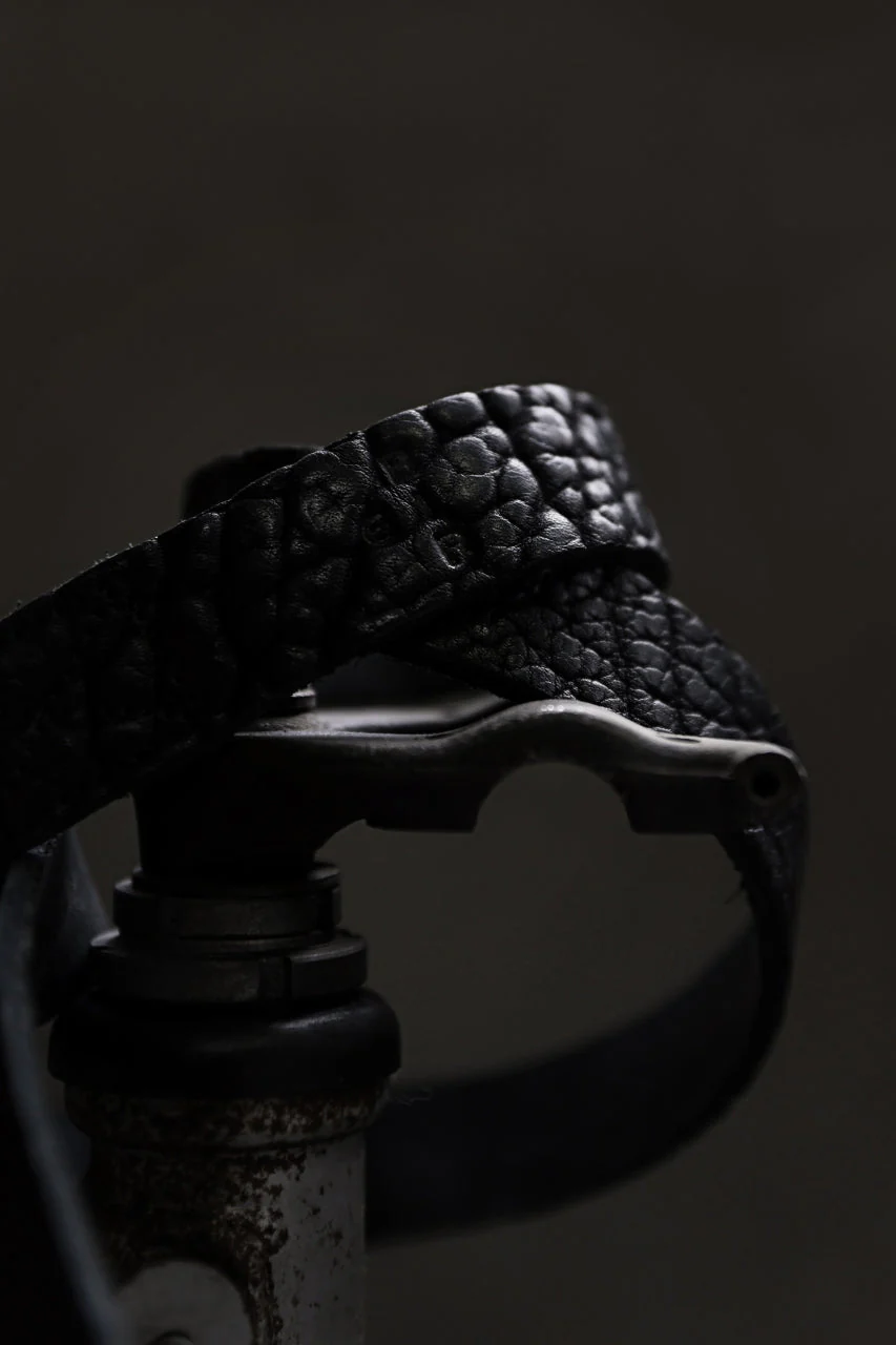ierib detachable buckle belt / one piece rough bull (BLACK) - Image 40