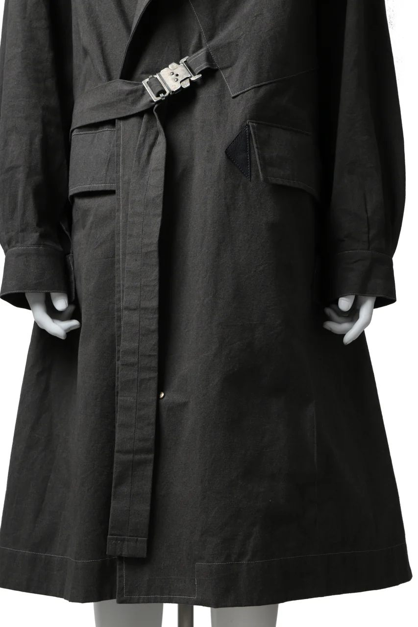 ierib dispatch rider coat 1940  / boiled waxy cotton (GREY) - Image 38