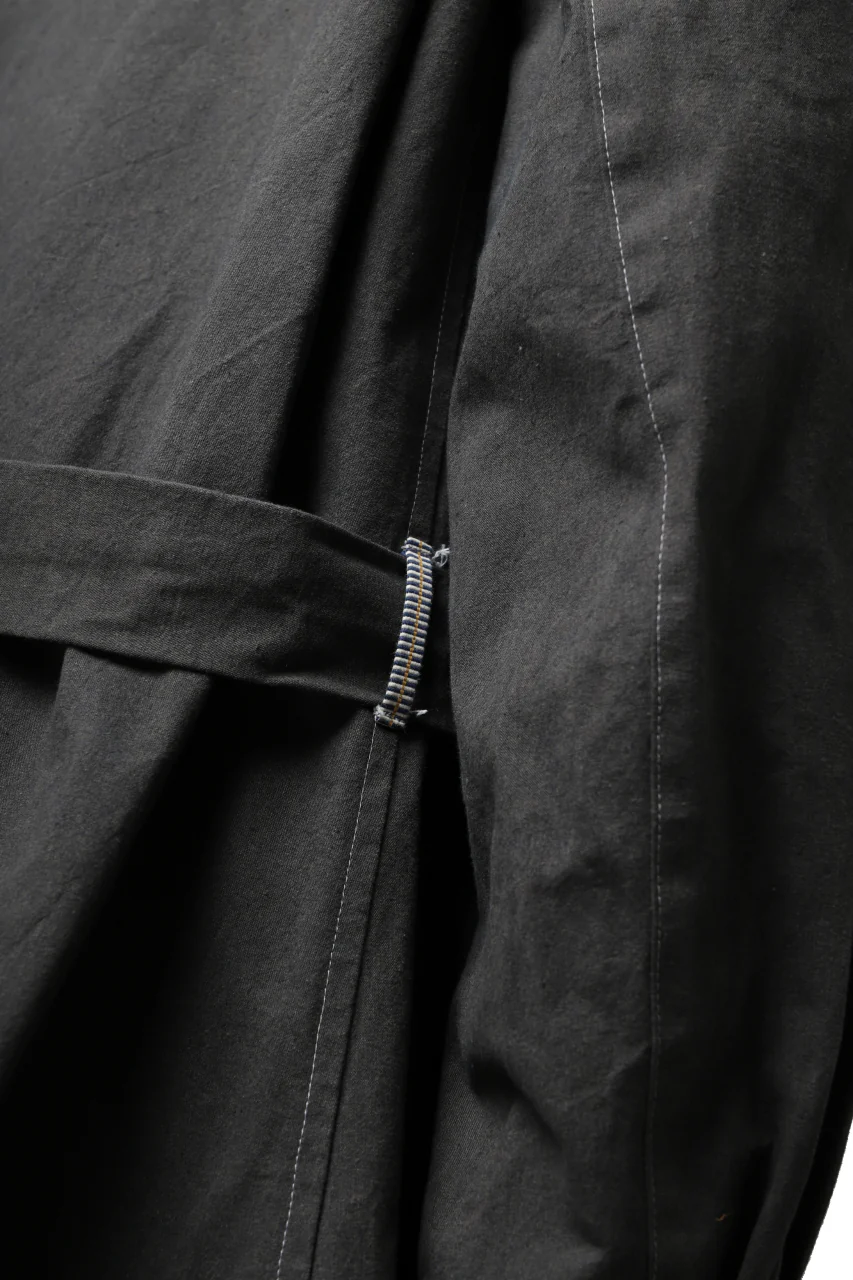 ierib dispatch rider coat 1940  / boiled waxy cotton (GREY) - Image 45