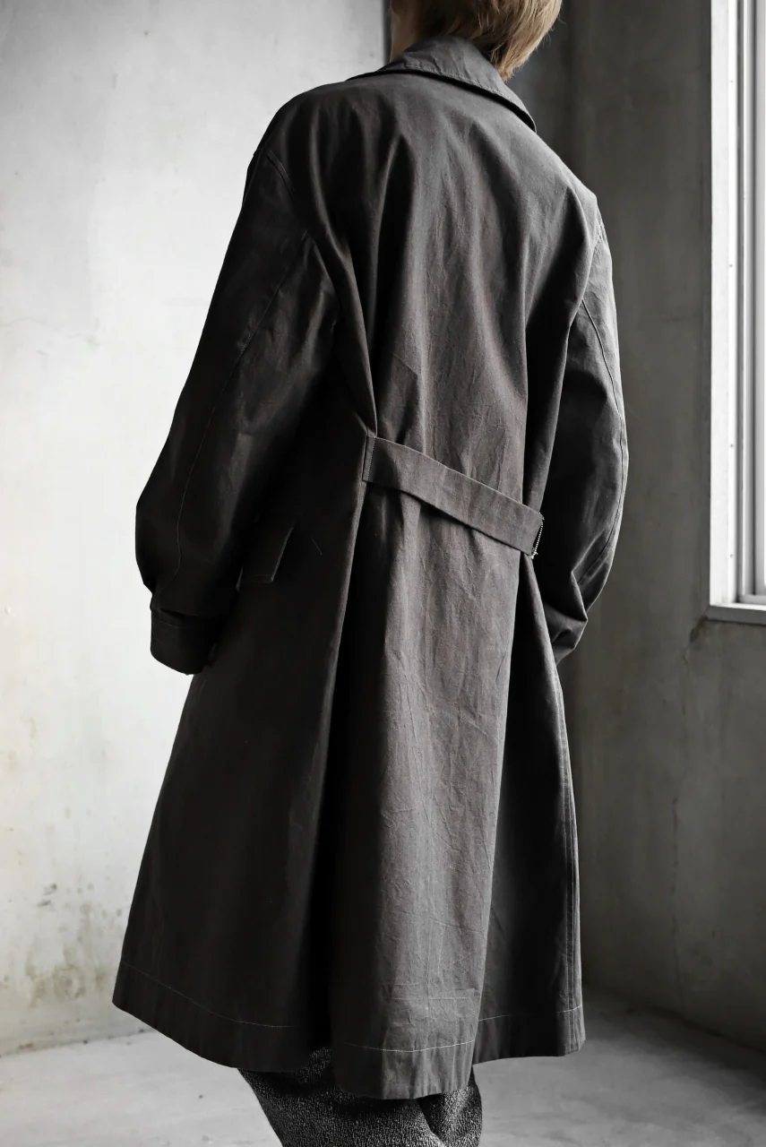 ierib dispatch rider coat 1940  / boiled waxy cotton (GREY) - Image 50