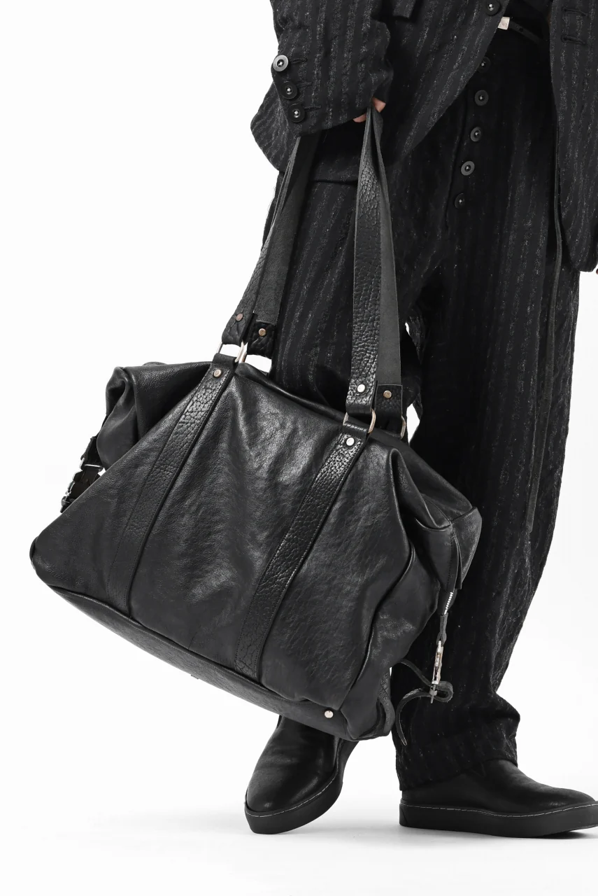 ierib Dr-Bag Large / FVT Oiled Horse Leather (BLACK) - Image 31
