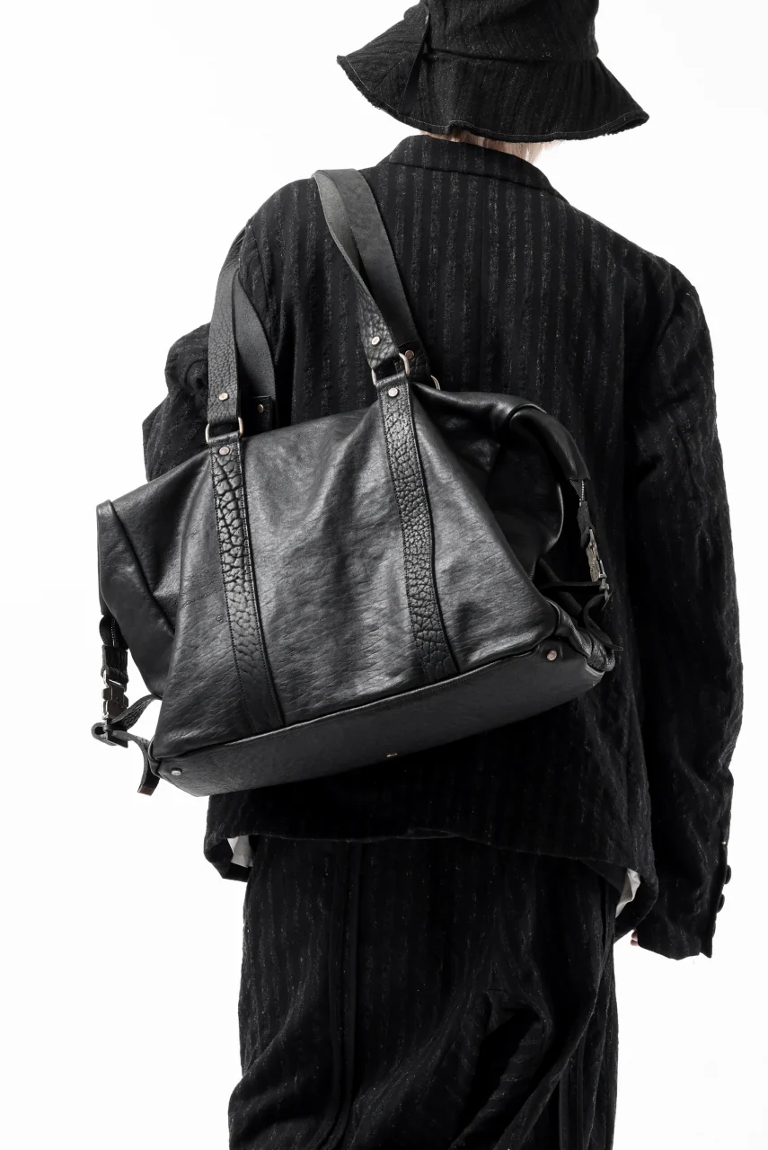 ierib Dr-Bag Large / FVT Oiled Horse Leather (BLACK) - Image 32