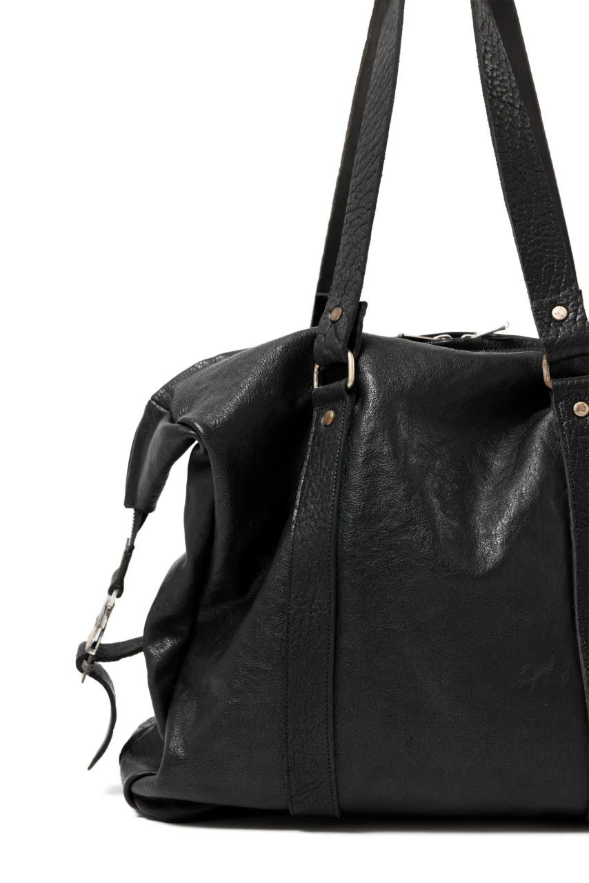 ierib Dr-Bag Large / FVT Oiled Horse Leather (BLACK) - Image 7