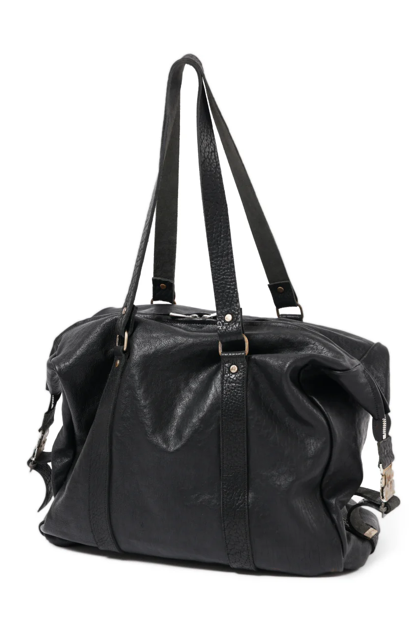 ierib Dr-Bag Large / FVT Oiled Horse Leather (BLACK) - Image 9