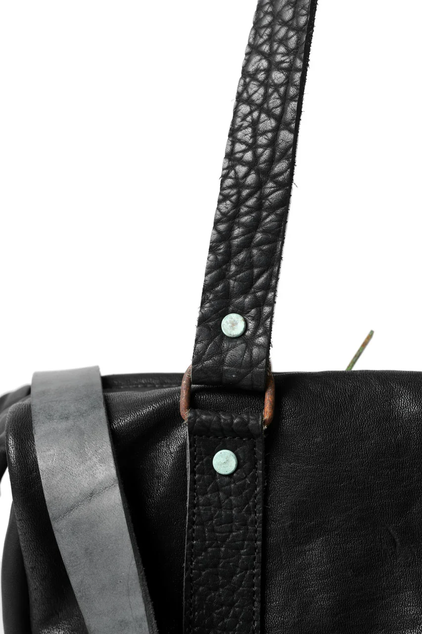 ierib exclusive 2way Doctors Bag with Strap Belt / FVT Oiled Horse (BLACK) - Image 14