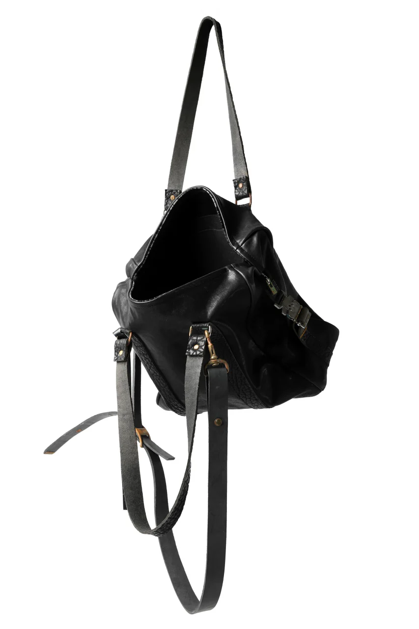 ierib exclusive 2way Doctors Bag with Strap Belt / FVT Oiled Horse (BLACK) - Image 29