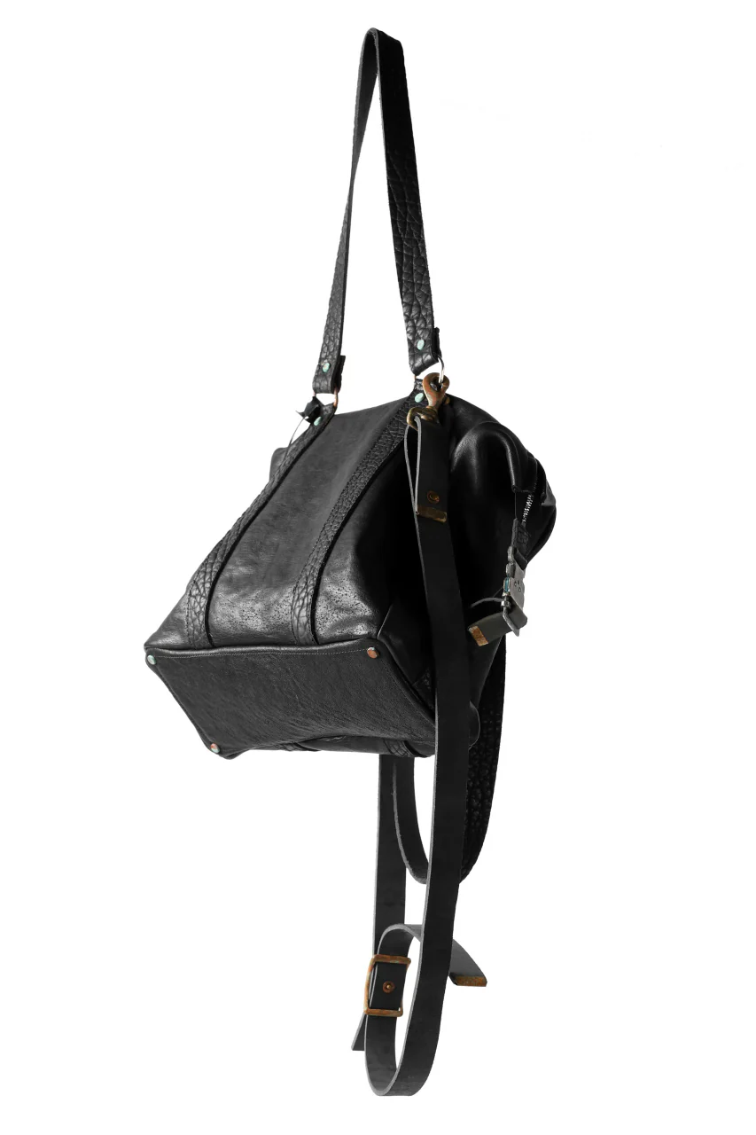 ierib exclusive 2way Doctors Bag with Strap Belt / FVT Oiled Horse (BLACK) - Image 30