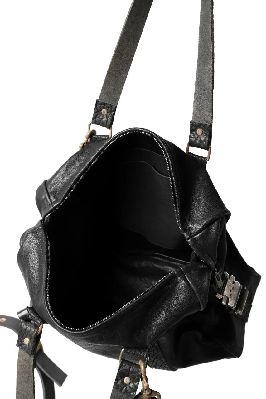 ierib exclusive 2way Doctors Bag with Strap Belt / FVT Oiled Horse (BLACK) - Image 31