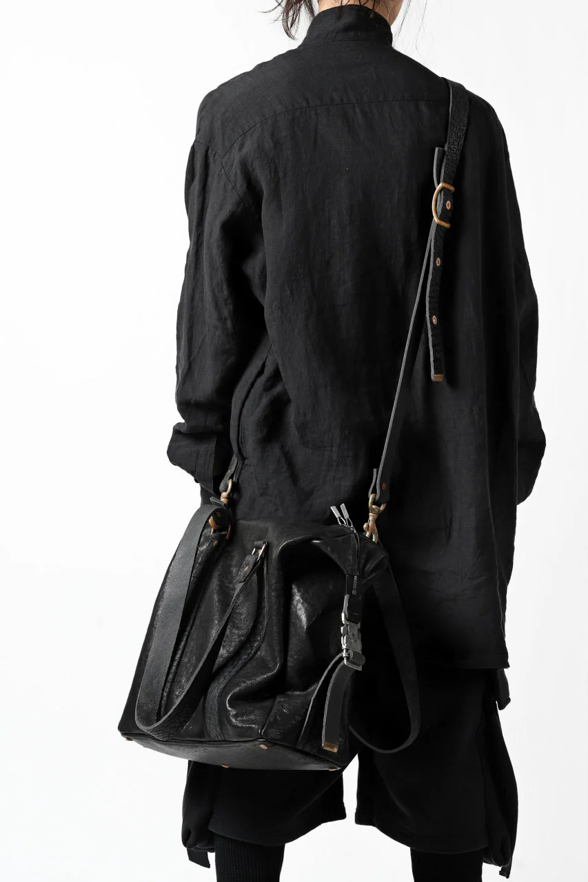 ierib exclusive 2way Doctors Bag with Strap Belt / FVT Oiled Horse (BLACK) - Image 39