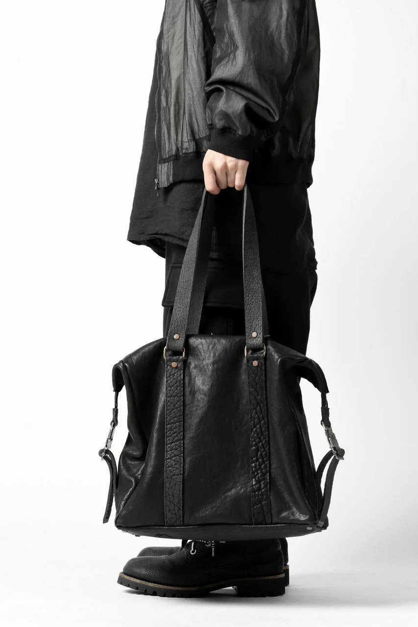 ierib exclusive 2way Doctors Bag with Strap Belt / FVT Oiled Horse (BLACK) - Image 49