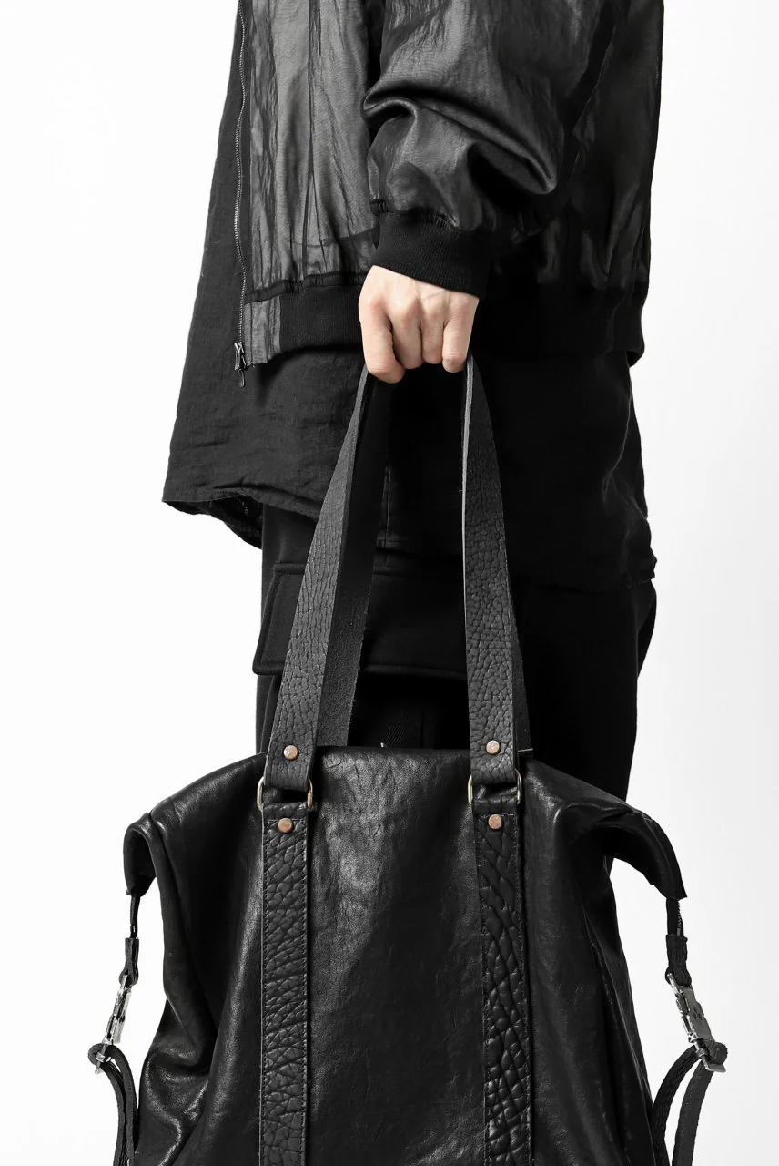 ierib exclusive 2way Doctors Bag with Strap Belt / FVT Oiled Horse (BLACK) - Image 58