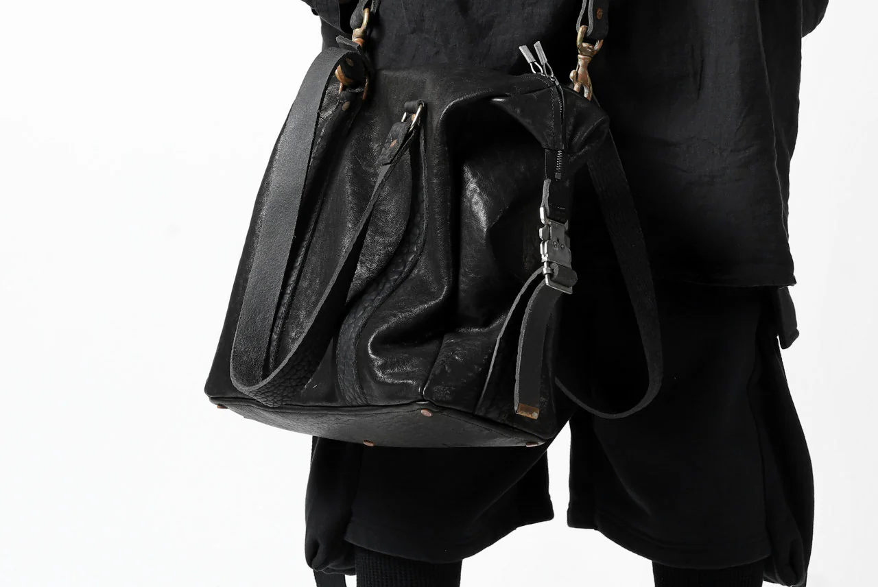 ierib exclusive 2way Doctors Bag with Strap Belt / FVT Oiled Horse (BLACK) - Image 60