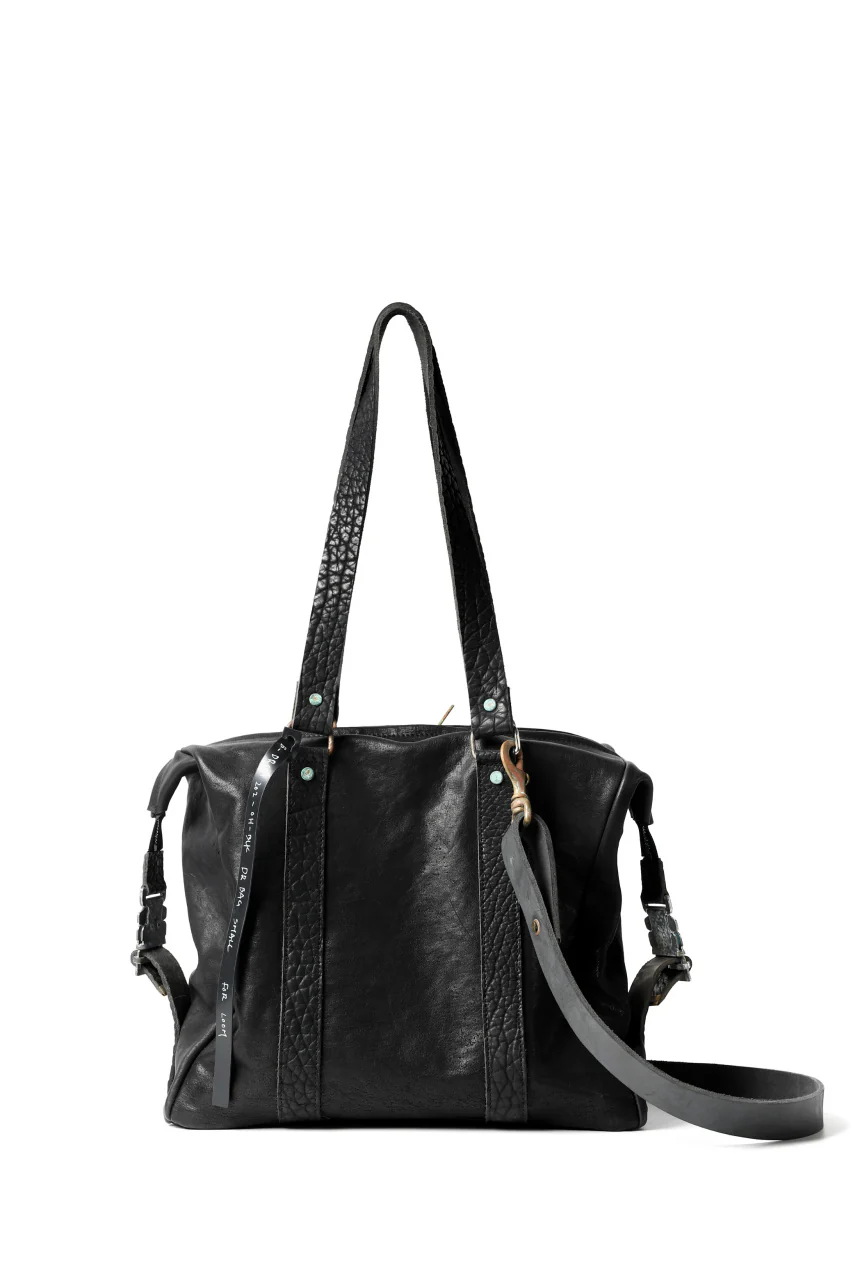 ierib exclusive 2way Doctors Bag with Strap Belt / FVT Oiled Horse (BLACK) - Image 7