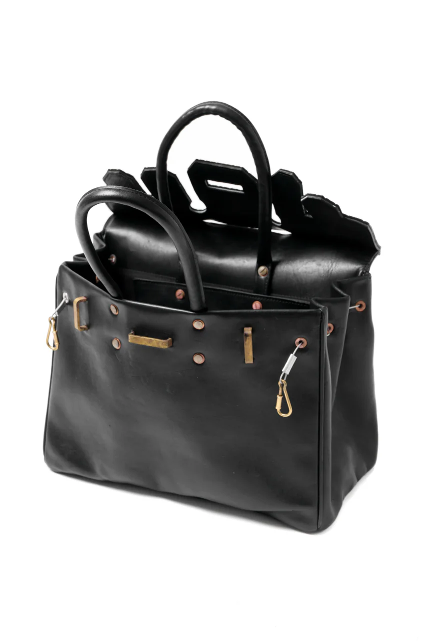 ierib exclusive Bark Bag #35 / Smooth Horse + Seal (BLACK) - Image 10