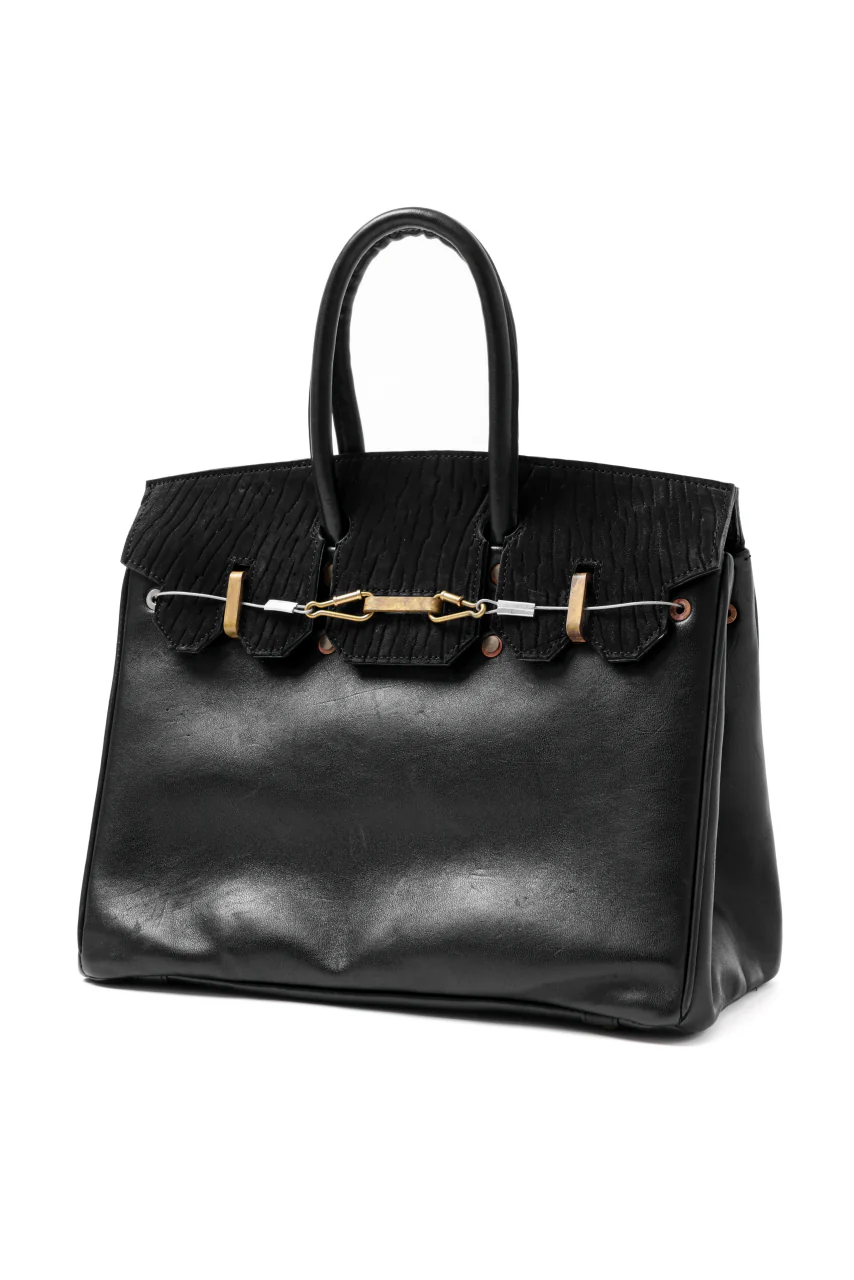 ierib exclusive Bark Bag #35 / Smooth Horse + Seal (BLACK) - Image 3
