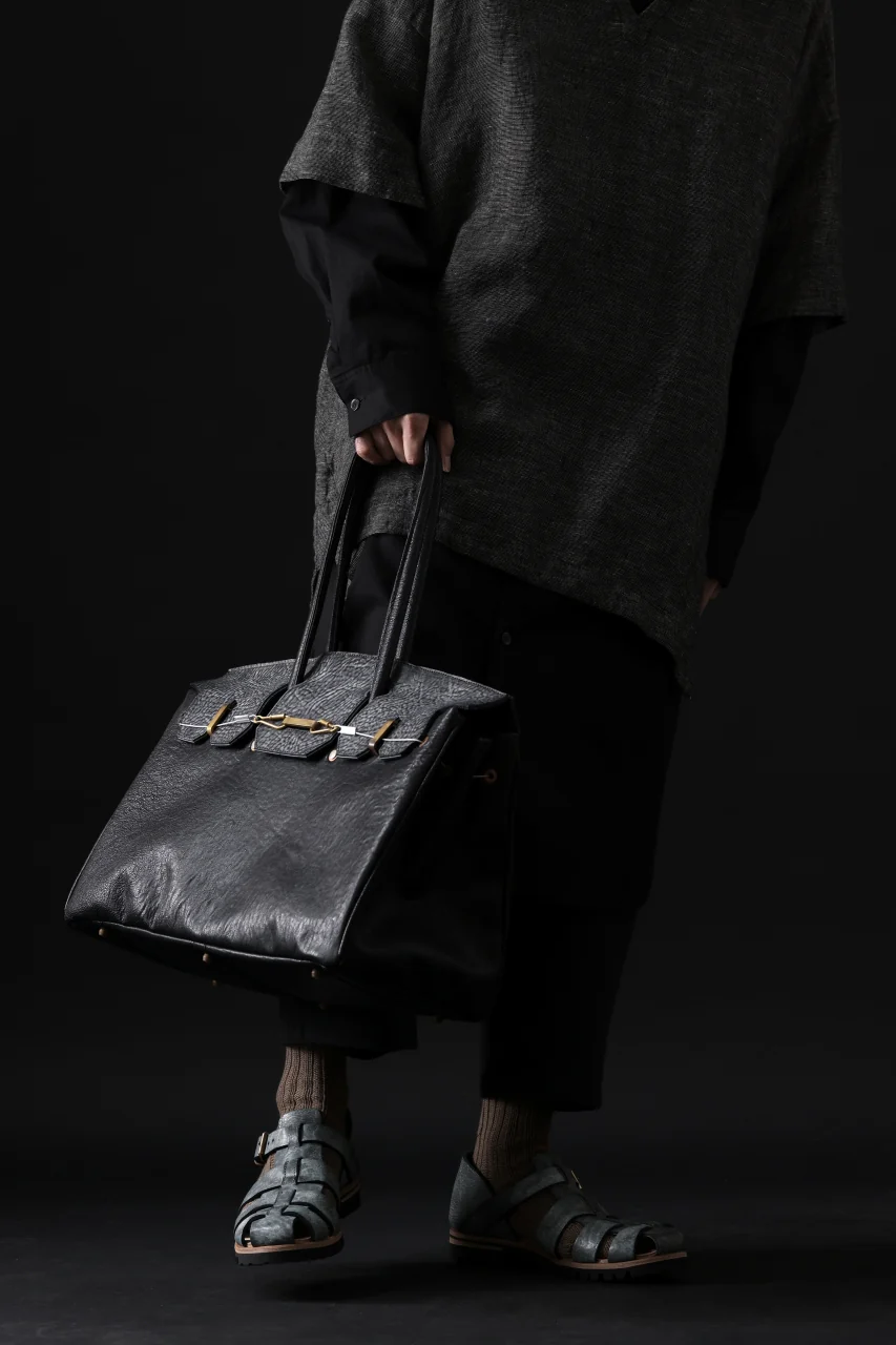 ierib exclusive Bark Bag #40 / FVT Oiled Horse + Smith (BLACK) - Image 13