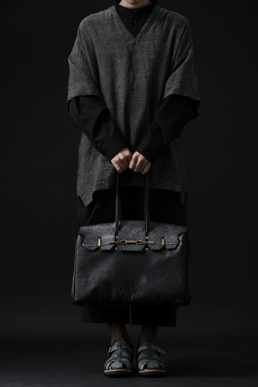 ierib exclusive Bark Bag #40 / FVT Oiled Horse + Smith (BLACK) - Image 29
