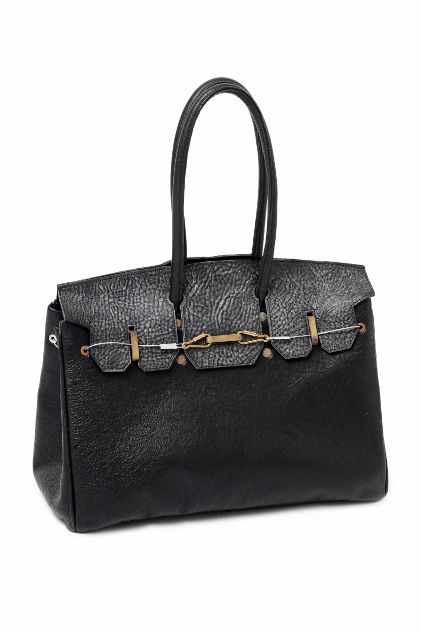 ierib exclusive Bark Bag #40 / FVT Oiled Horse + Smith (BLACK) - Image 3