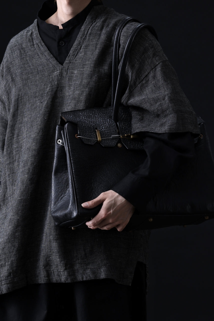 ierib exclusive Bark Bag #40 / FVT Oiled Horse + Smith (BLACK) - Image 38