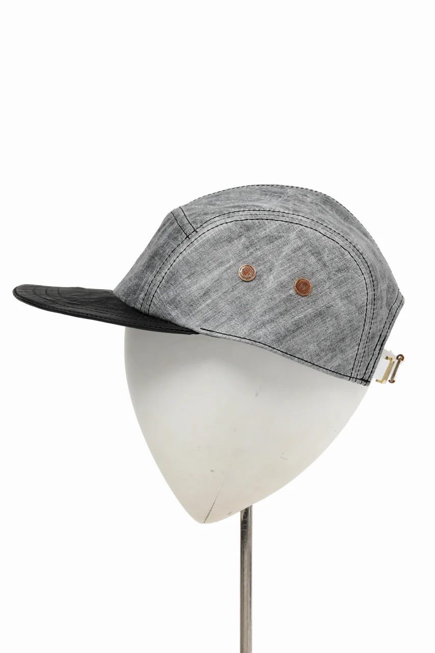 ierib exclusive delorean cap / DYNEEMA Leather (BLACK) - Image 14